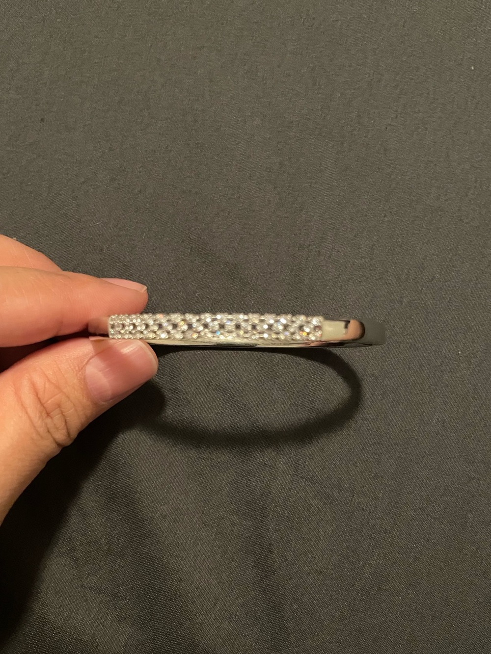 New - 14k silver plated bangle